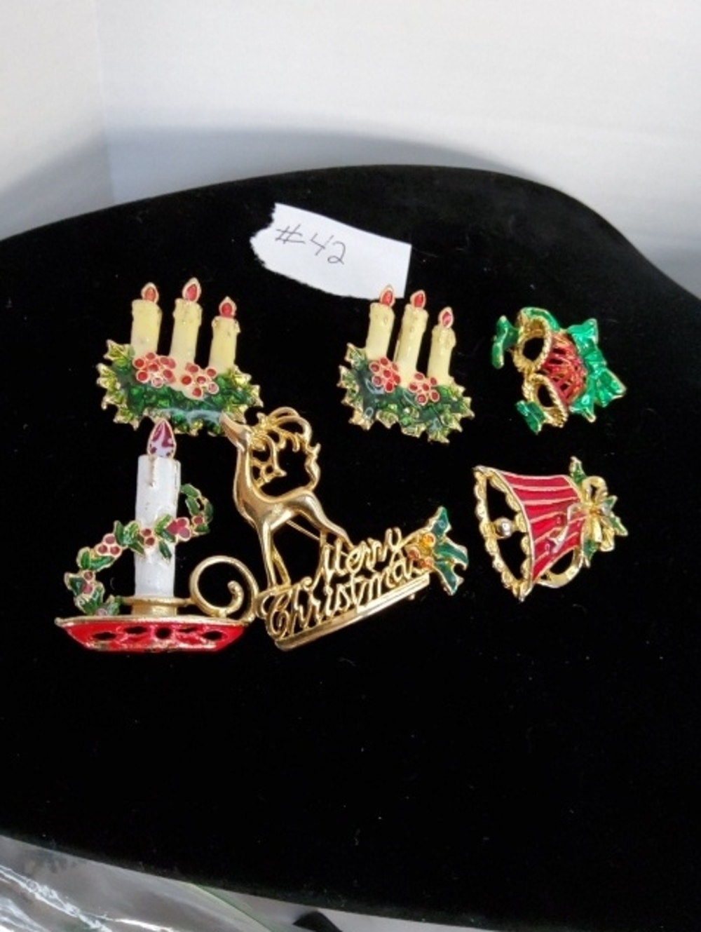 Christmas Brooch Bundle of Six.